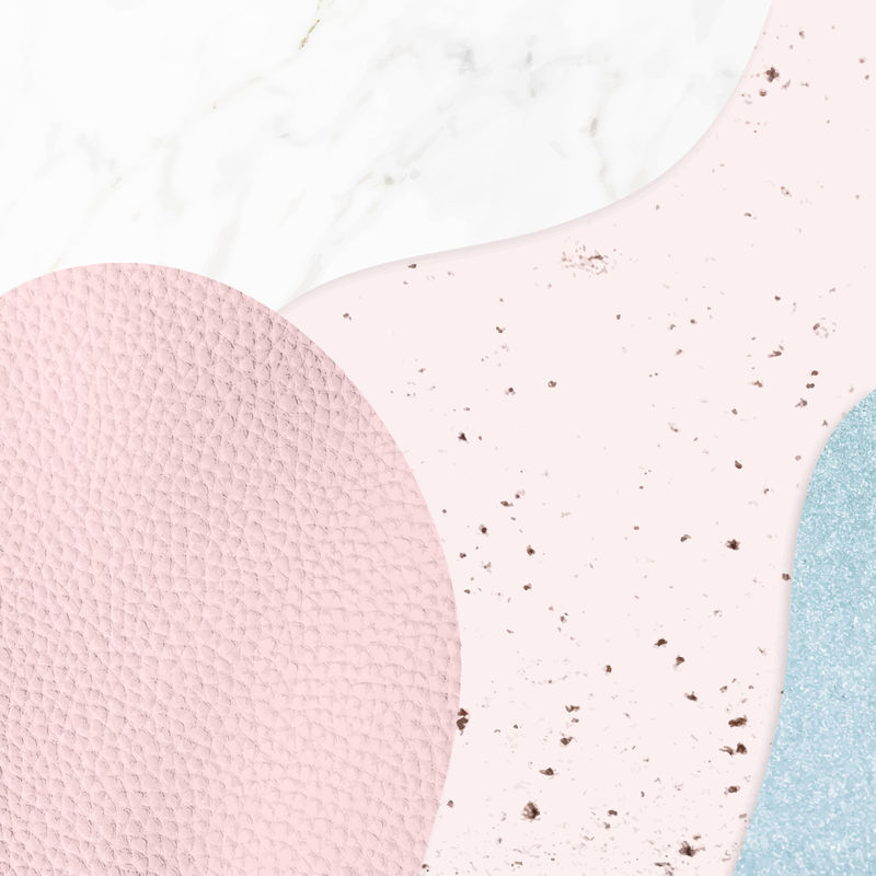 粉色和蓝色拼贴纹理背景向量