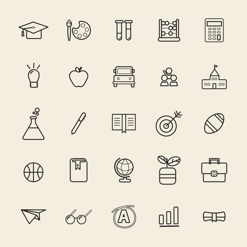 教育图标集说明