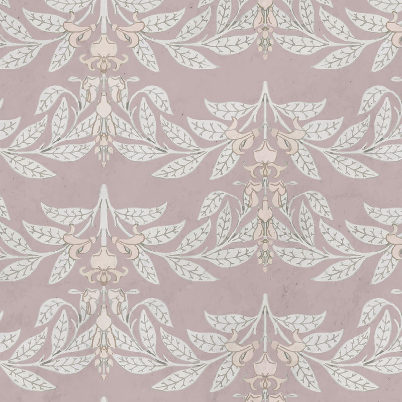 新艺术紫藤花图案背景