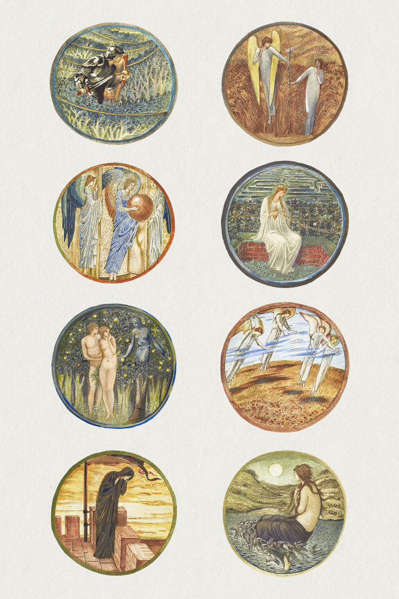 复古寓言插图设计元素