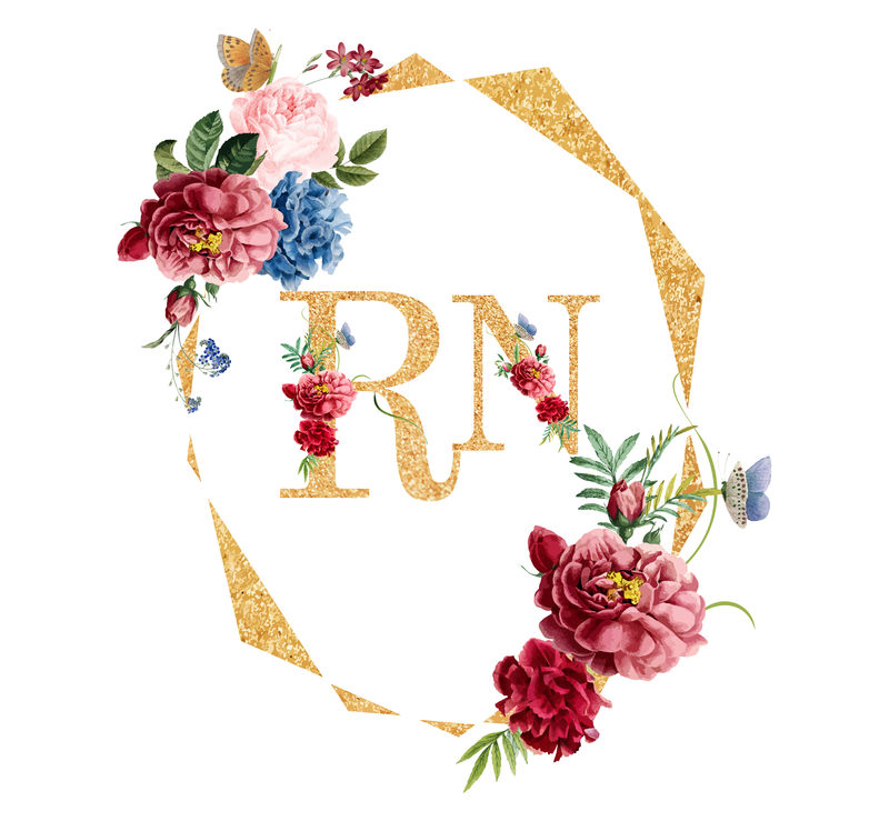 花框卡片设计插画