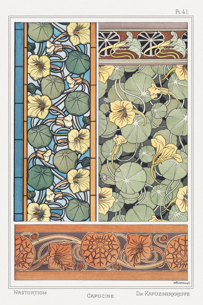 新艺术牛蒡花图案集设计资源