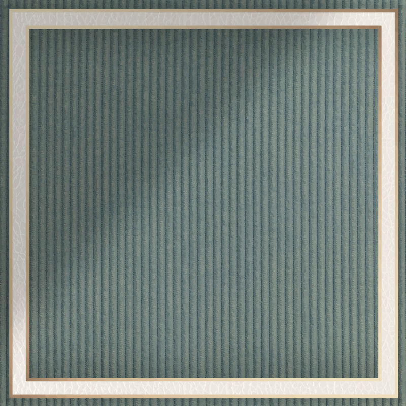 绿色灯芯绒纹理背景矢量米色框架