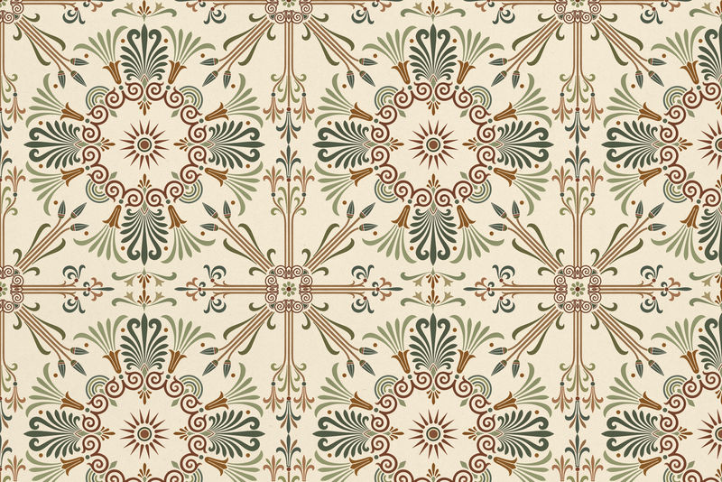 装饰性古希腊钥匙图案背景