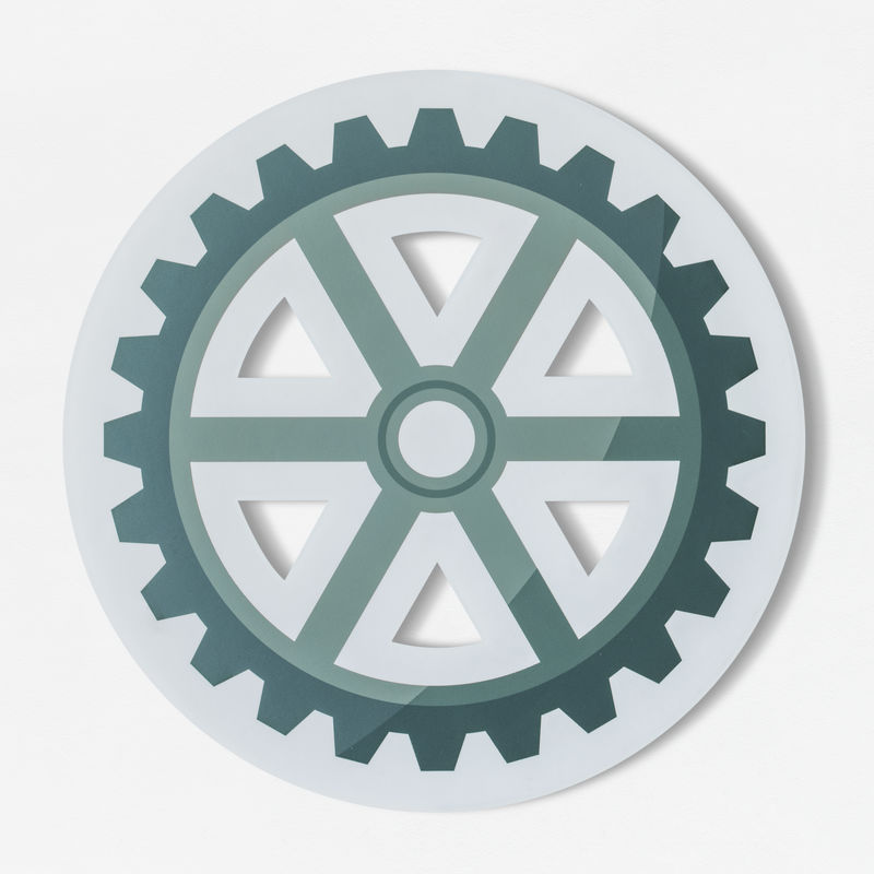 齿轮图标纸工艺