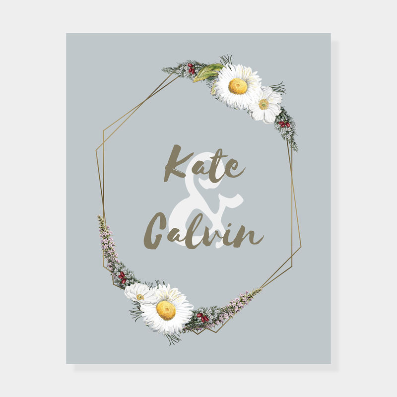 弗洛拉婚礼请柬模型