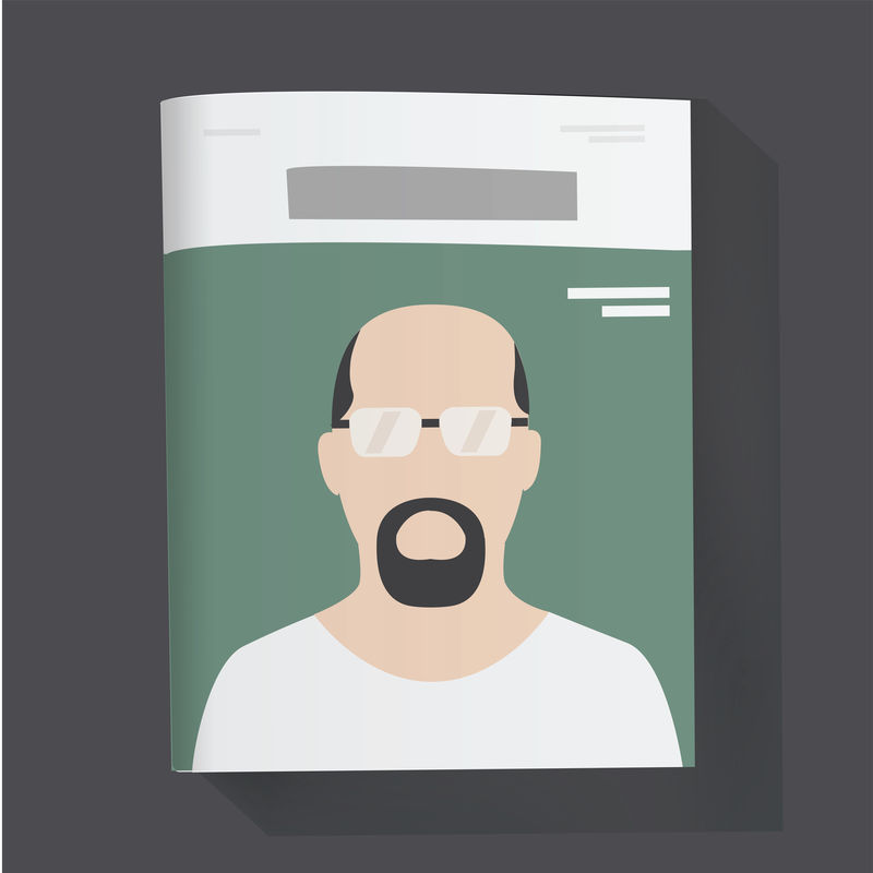 杂志新闻文章矢量插图