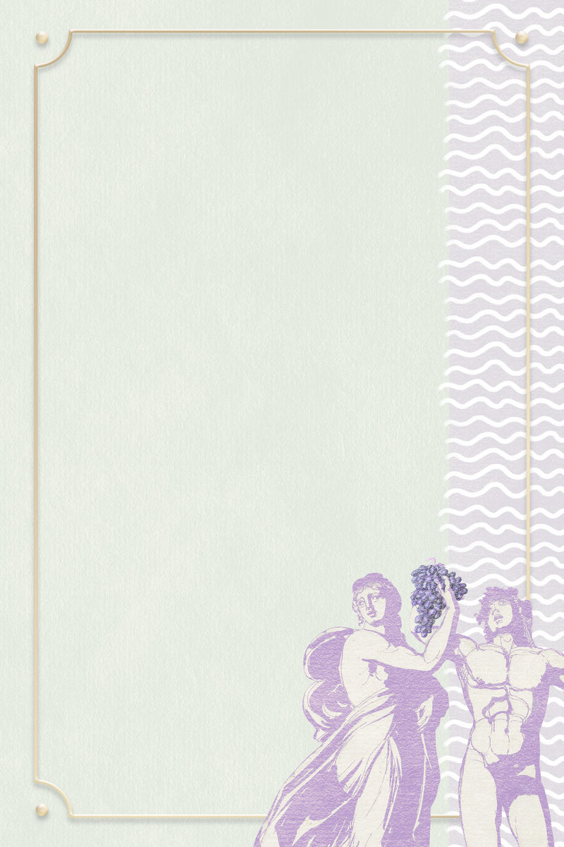 复古psd素描裸体艺术框架