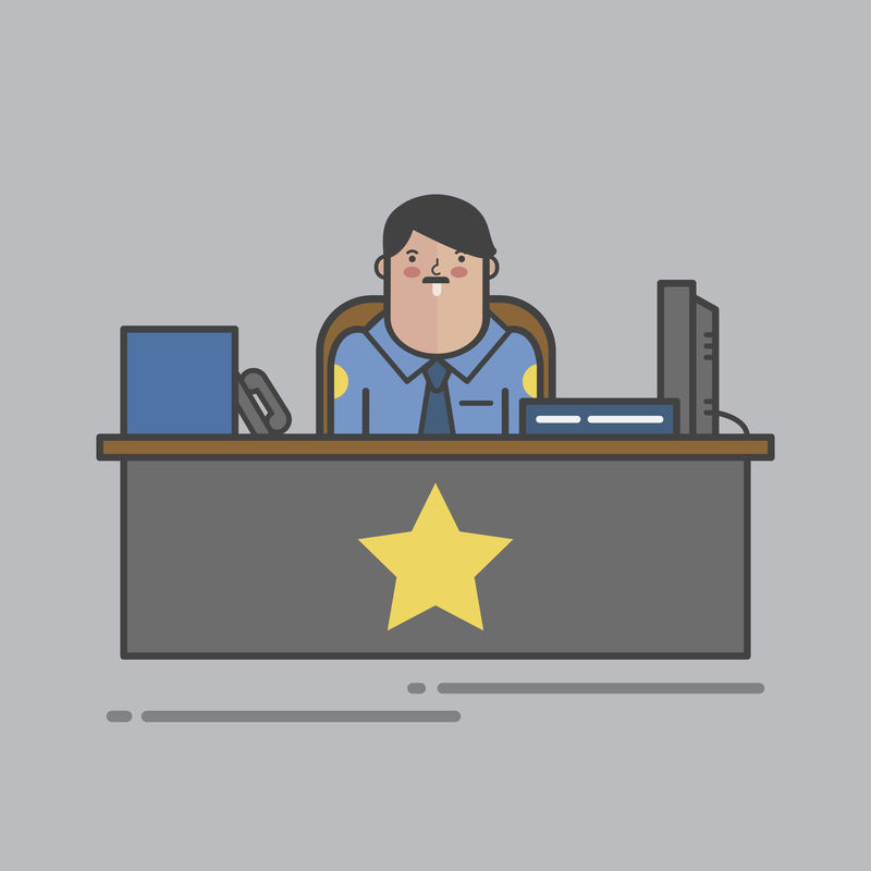 警察矢量图解集