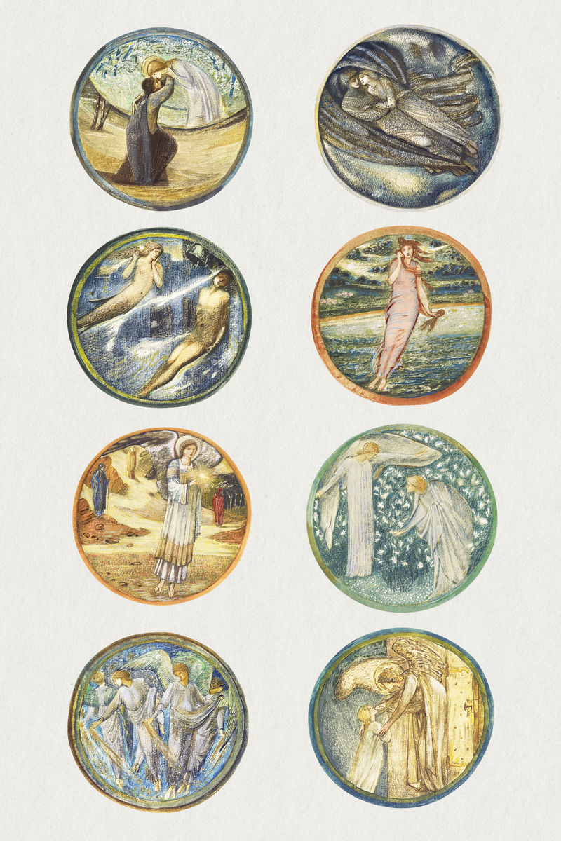 复古寓言插图设计元素