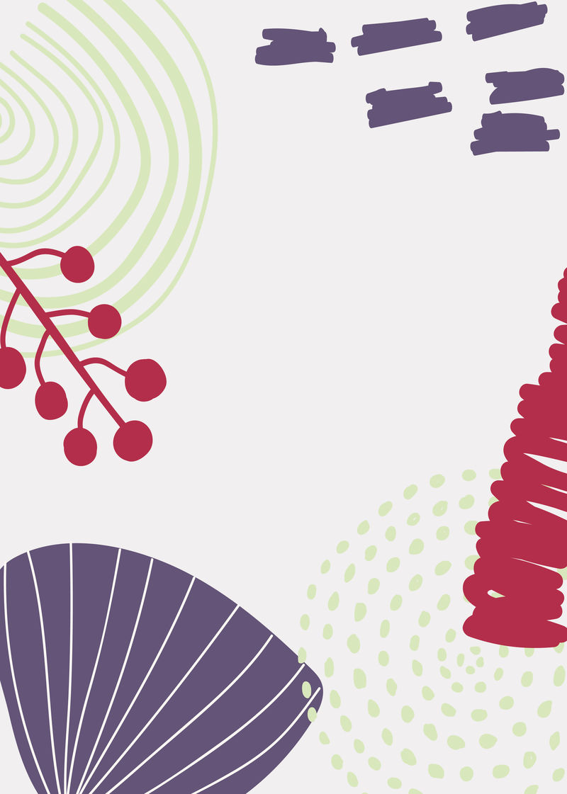 斯堪的纳维亚中世纪背景矢量紫色和红色