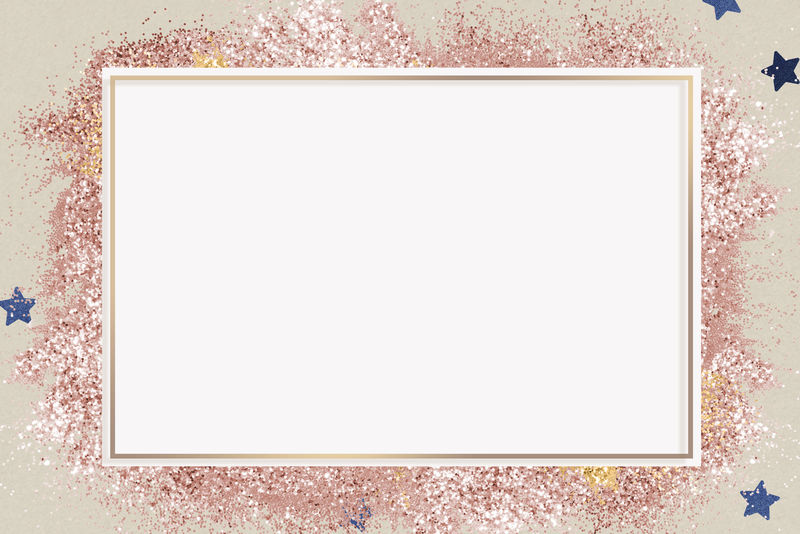闪亮的派对框架psd星形图案