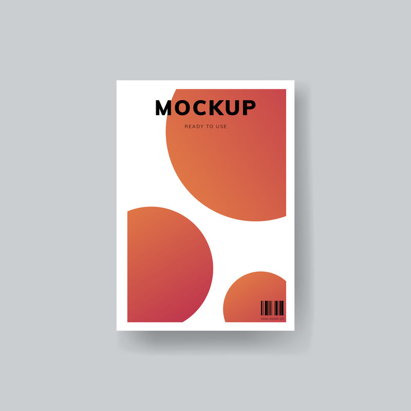 宣传册设计模板模型向量