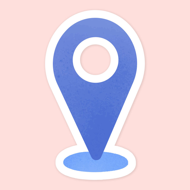 蓝色签入社交媒体模板说明