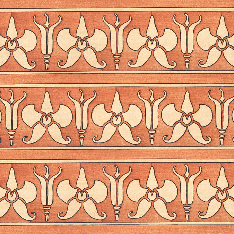 新艺术乌头花图案设计资源