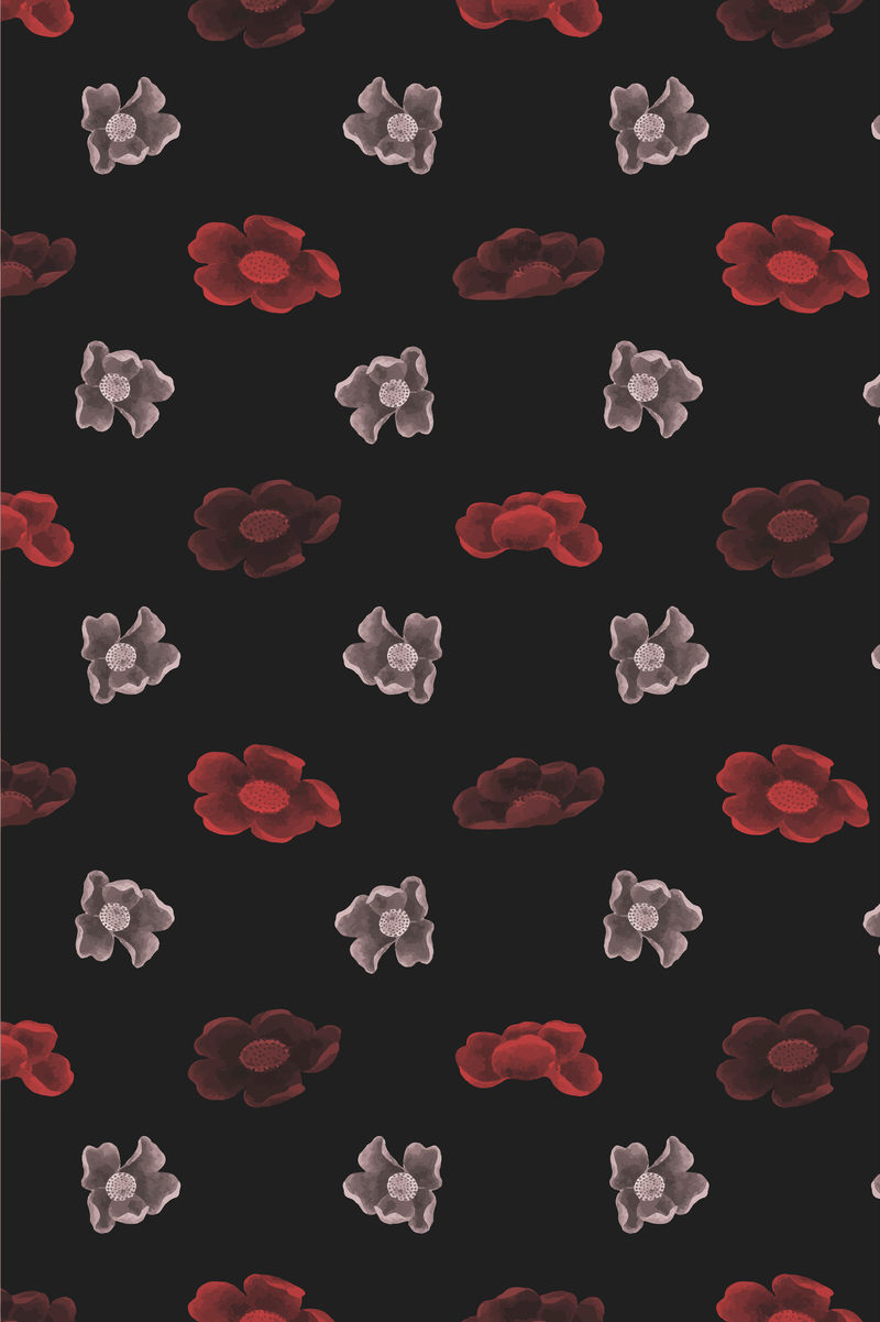 中国花卉载体植物图案背景张若爱艺术作品混音