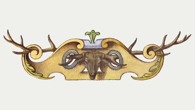 矢量维多利亚复古边框装饰