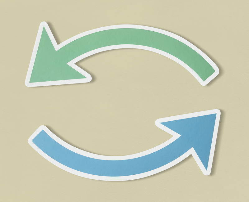 带两个箭头的图标刷新