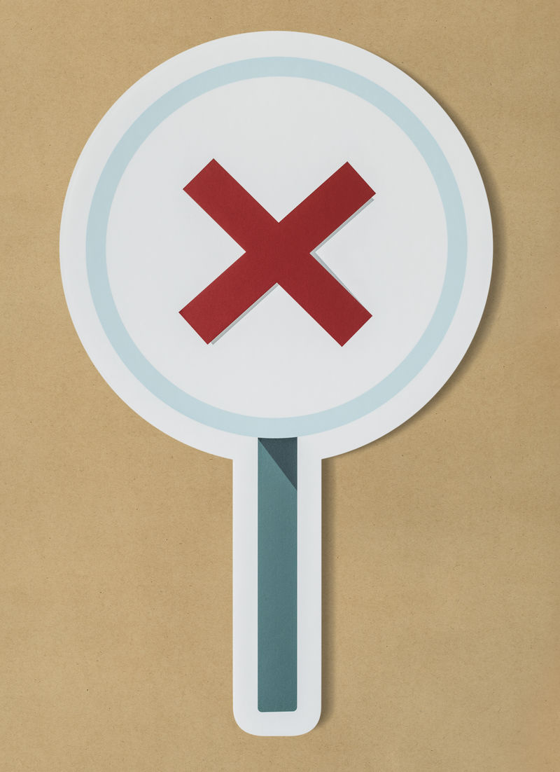 红十字会拒绝图标不正确