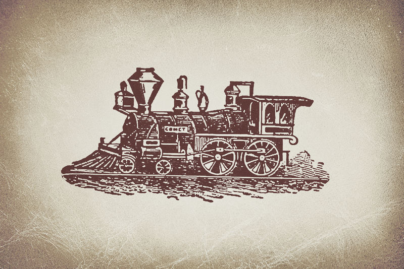 复古欧洲风格机车雕刻