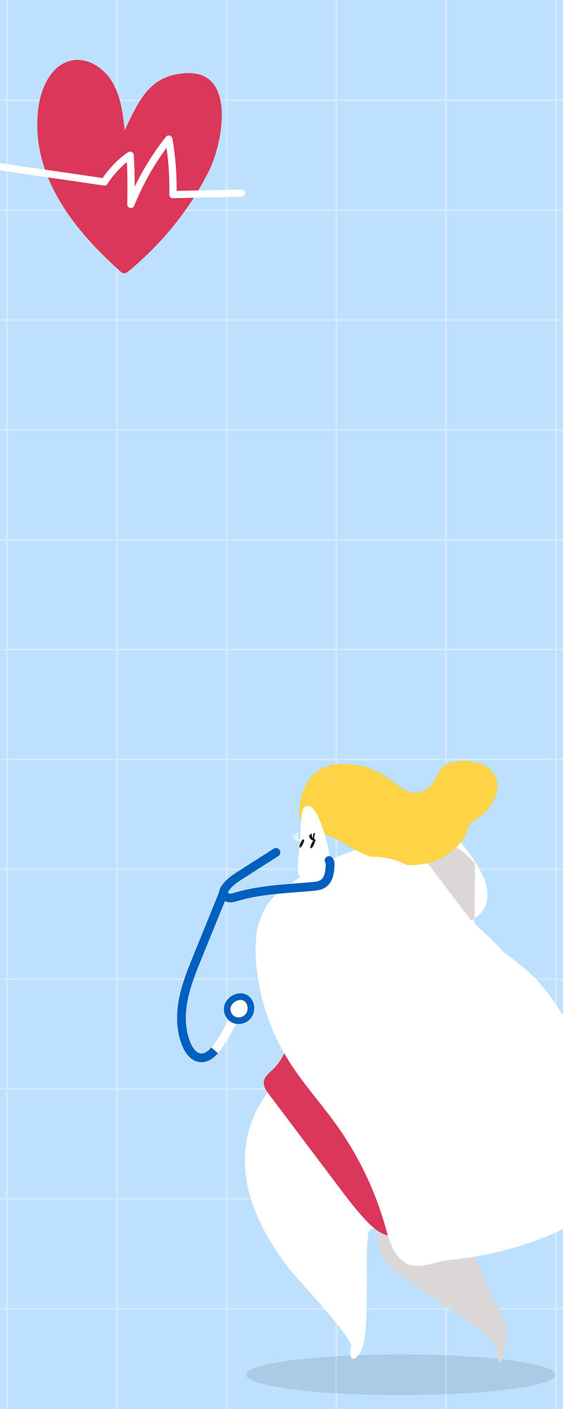 医生和医院主题背景向量