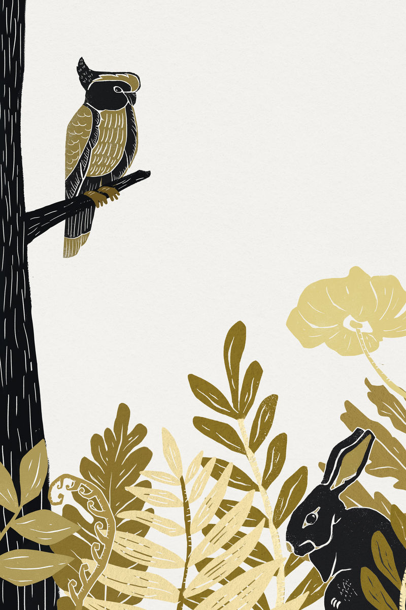 野生动物和植物背景