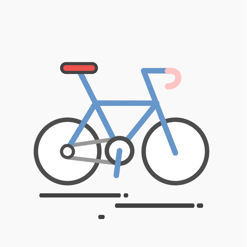 现代自行车插图