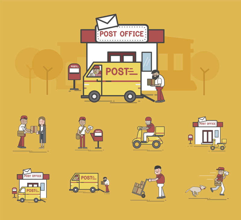 邮递插图集