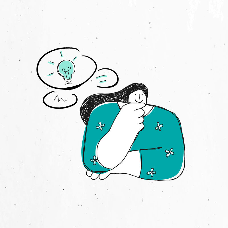 有思想载体的美女