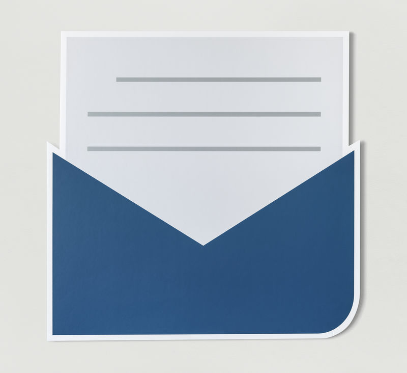 公开信电子邮件提醒图标