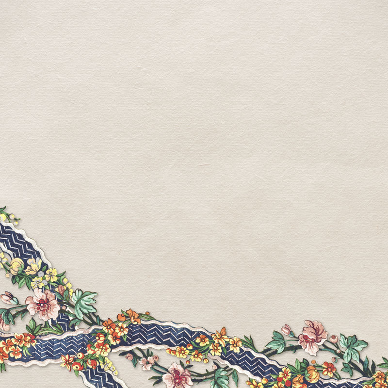 复古花卉模板设计元素