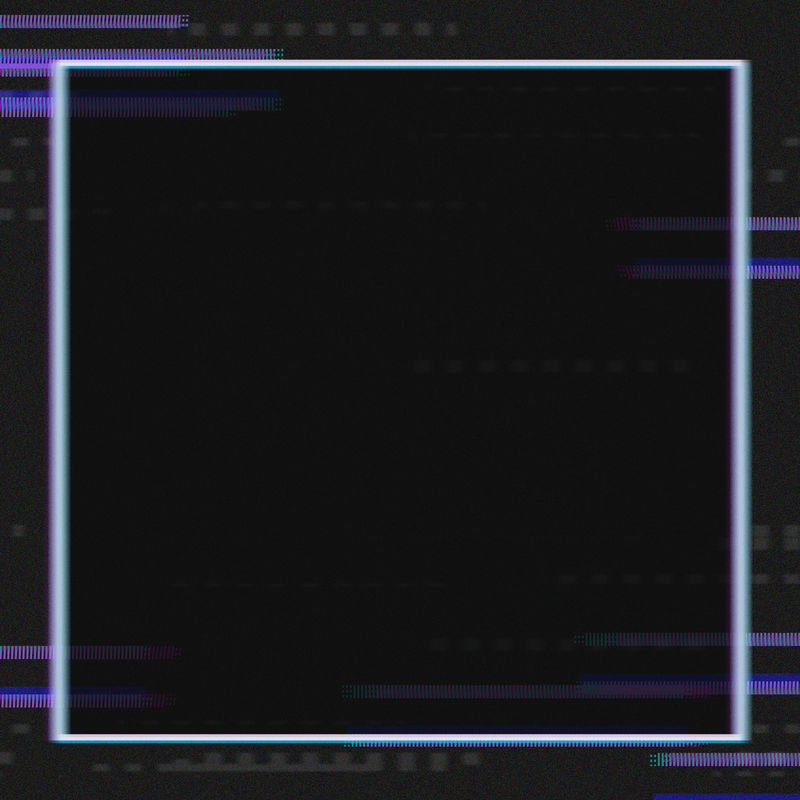 干扰效应psd背景上的方形框架