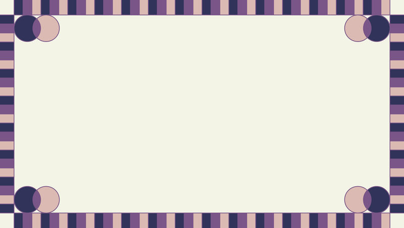 几何图案空白紫框向量