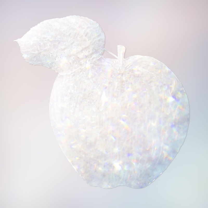 铬金属苹果插图