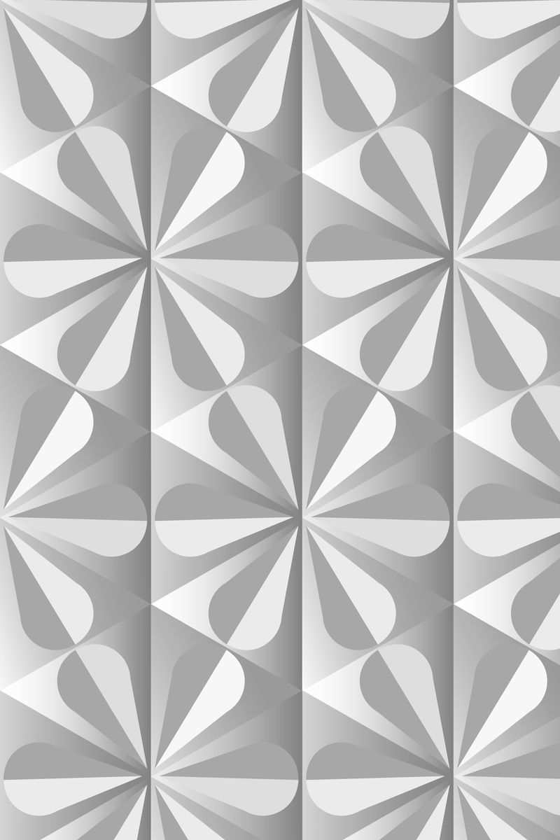 简单三维几何图案矢量灰色背景