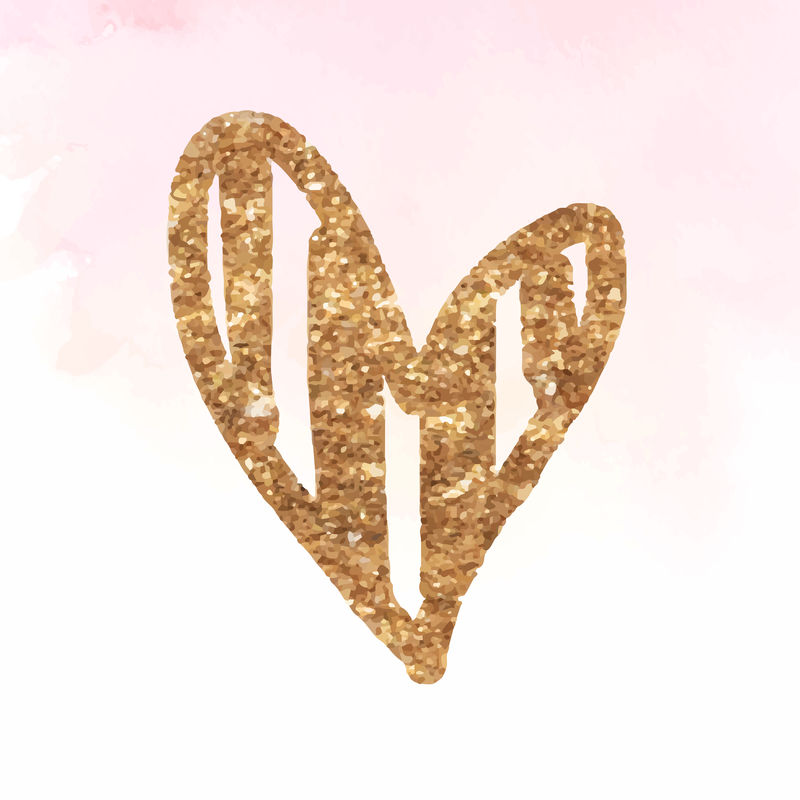 闪闪发光的情人节'；s日矢量图标