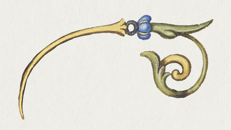 维多利亚绿色复古装饰物