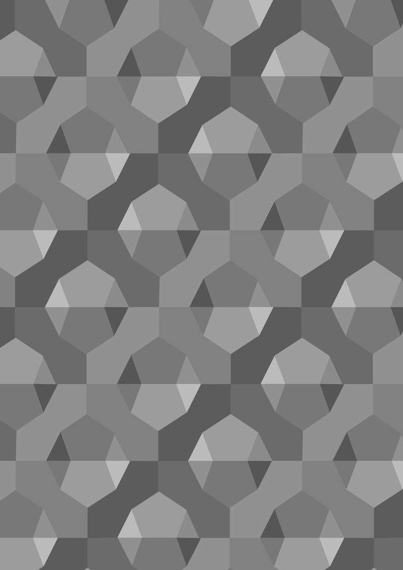 简单三维几何图案矢量灰色背景