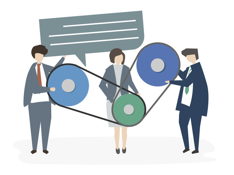 企业商务人士插图