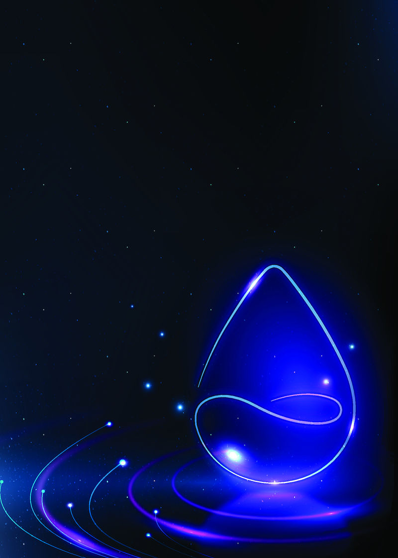 具有水滴边界的水污染背景矢量