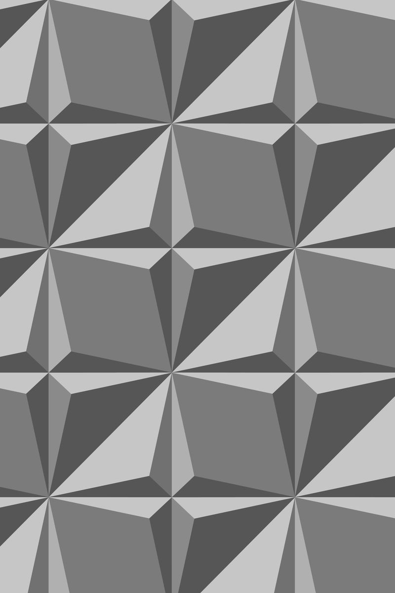 抽象风格的风筝3D几何图案矢量灰色背景