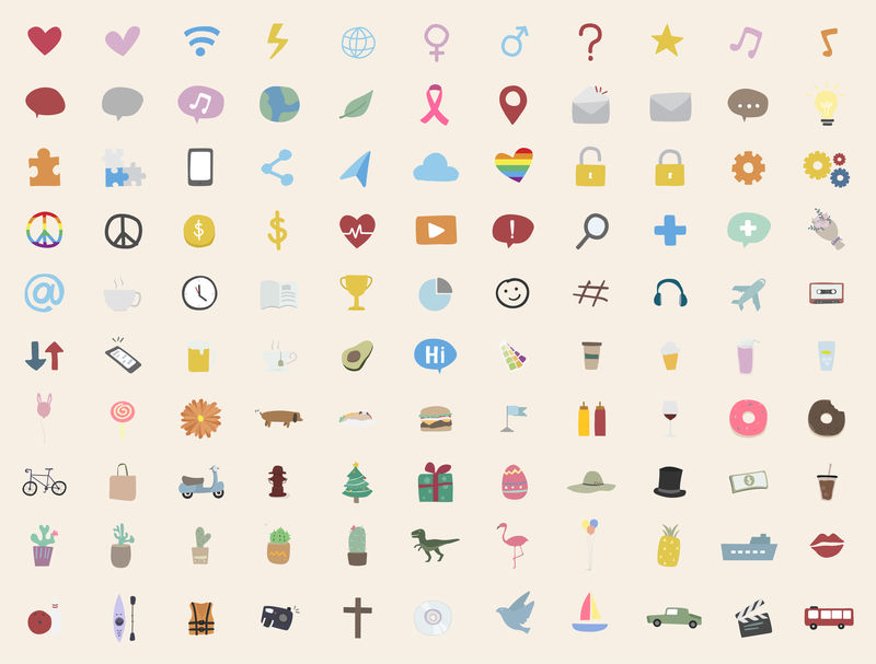 图解人物向量集