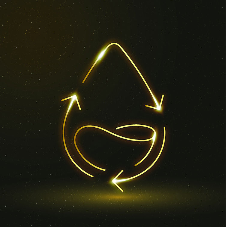 水滴图标矢量环境保护符号