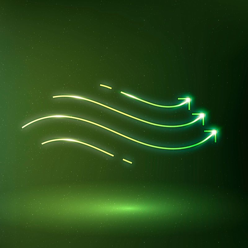 风图标矢量可再生能源符号