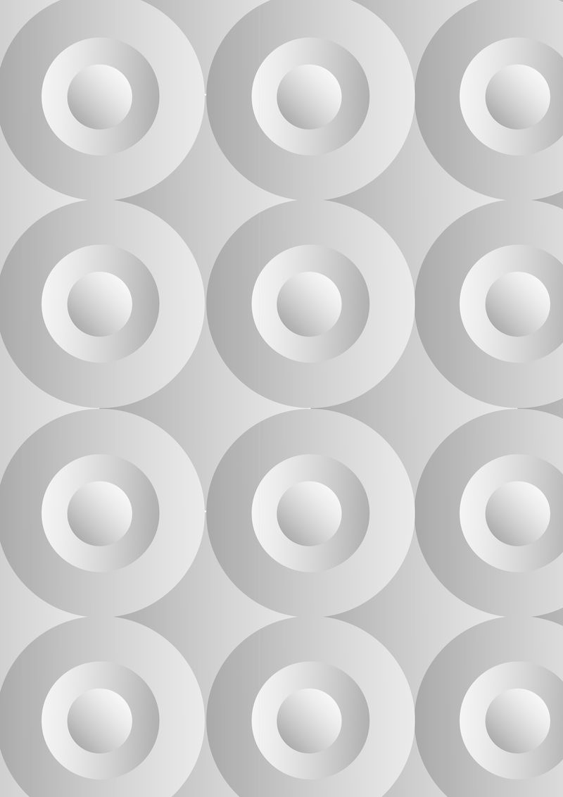 以简单样式圈出3D几何图案矢量灰色背景