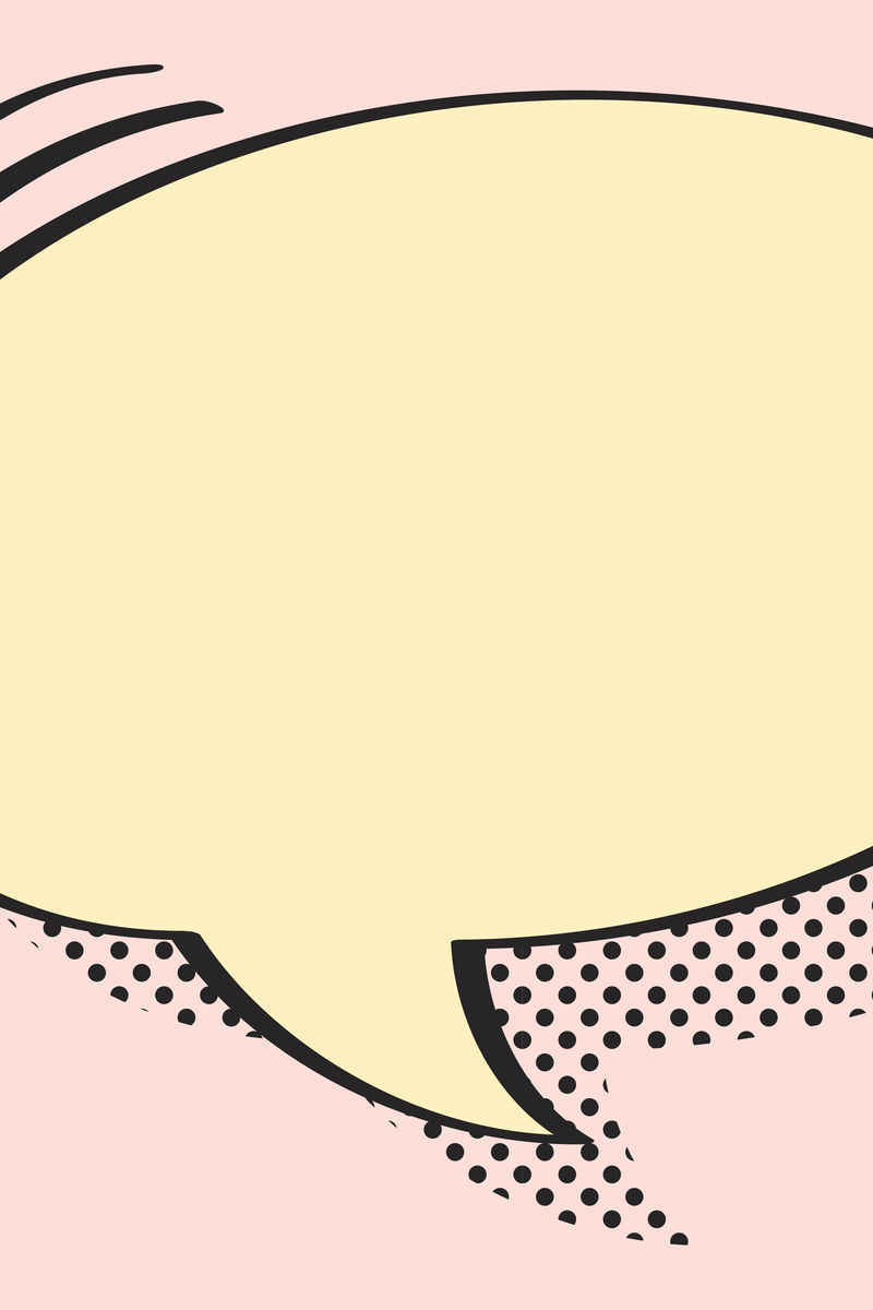 背景向量漫画演讲泡泡卡通波普艺术风格