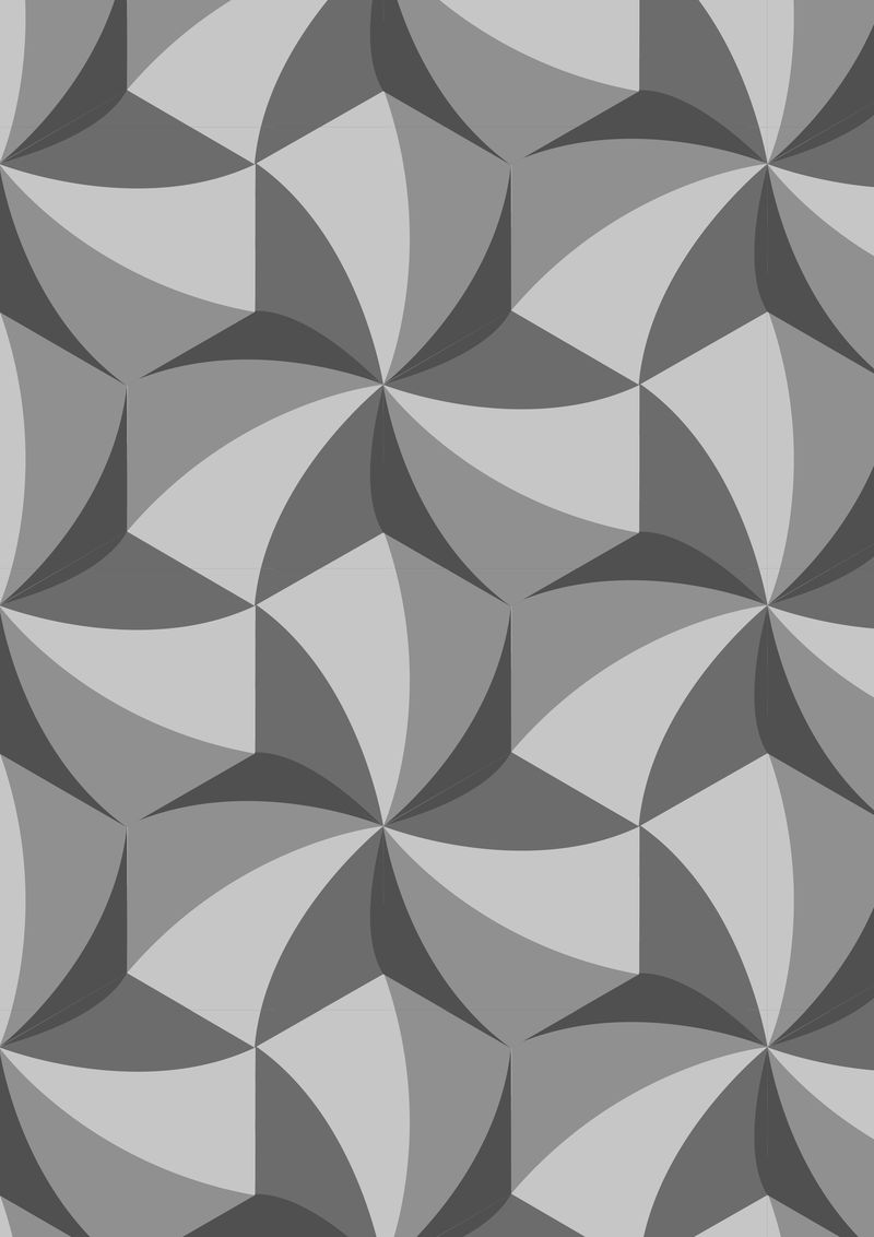 简单三维几何图案矢量灰色背景