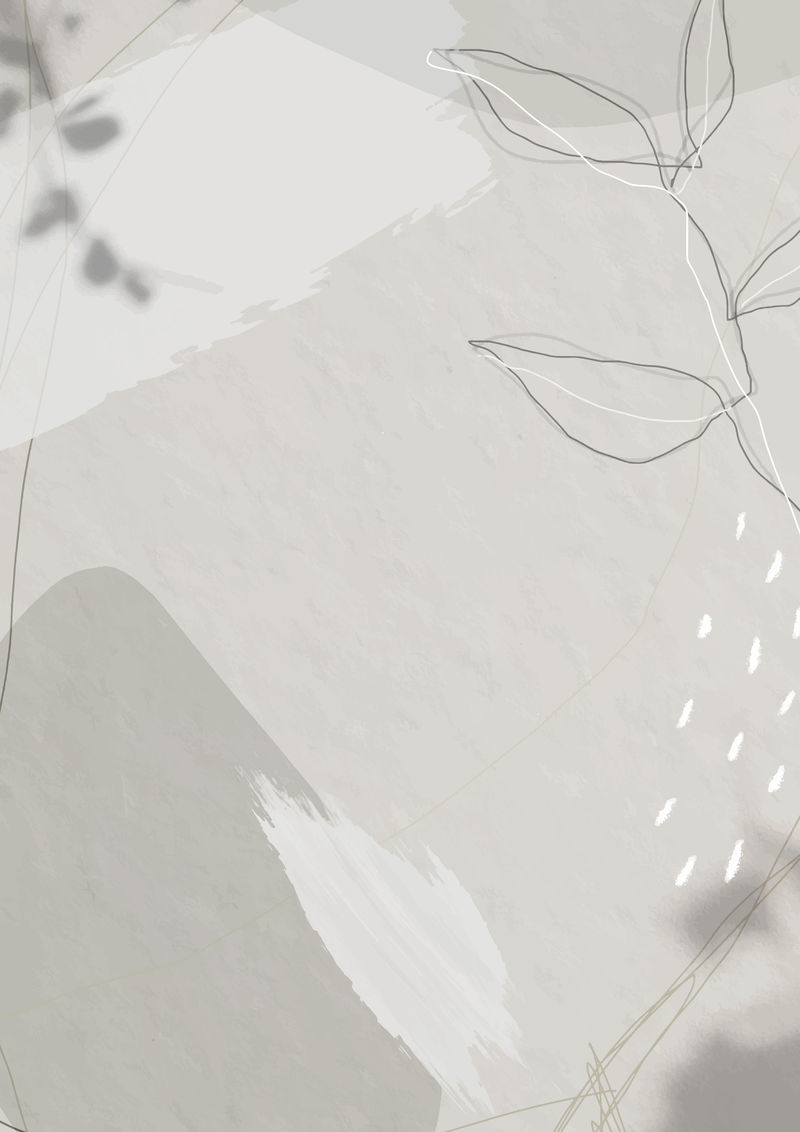 抽象白色调孟菲斯海报模板背景