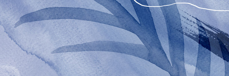 蓝色孟菲斯水彩纹理横幅