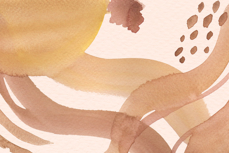 孟菲斯水彩抽象笔触背景